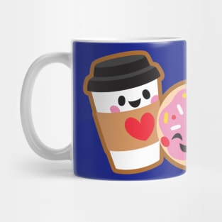 Coffee and Donut Buddies Mug